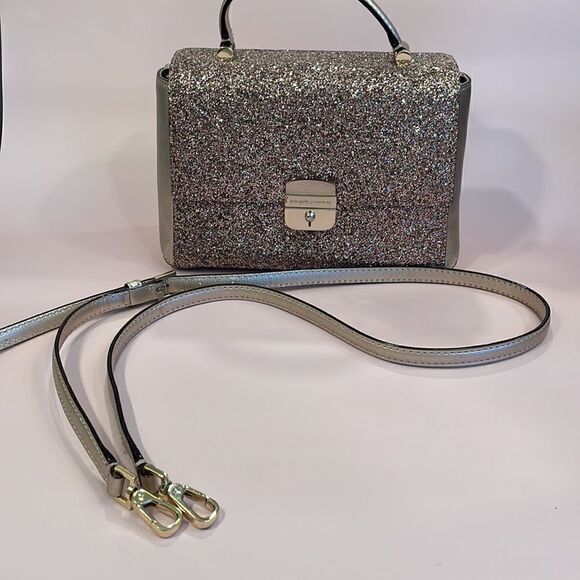 ✨HOST PICK ✨ Kate Spade Pink, Silver and Champagne Sparkly Top Handle Handbag… - Picture 12 of 16